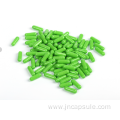 Size 00 green gelatin capsule shell